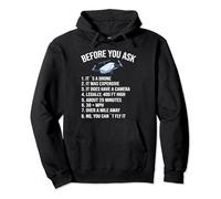 Before You Ask Drone Funny Drone Pilot Pullover Hoodie