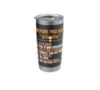 Before You Ask - FPV Drone Pilot Operator Quadcopter Stainless Steel Insulated Tumbler