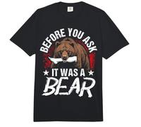 Before You Ask IT was A Bear Funny Animal Comfort Colors Adult Heavyweight T-Shirt
