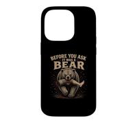 Before You Ask It Was A Bear Funny Leg Amputee Case for iPhone 14 Pro