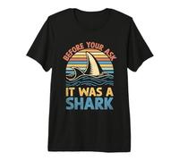 Before You Ask It was A Shark Amputation Surgery Amputee Premium T-Shirt