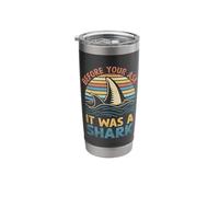 Before You Ask It was A Shark Amputation Surgery Amputee Stainless Steel Insulated Tumbler
