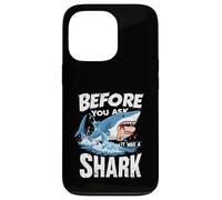 Before You Ask It Was A Shark Leg Amputee Amputation Meme Case for iPhone 13 Pro