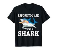 Before you ask it was a shark leg amputee amputation T-Shirt