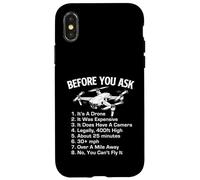 Before You Ask It's A Drone - Drone Racing Drone Operator Case for iPhone X/XS