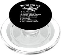 Before You Ask It's A Drone - Drone Racing Drone Operator PopSockets PopGrip for MagSafe