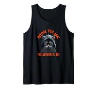 Before You Ask! The Answer is NO! Coffee Cats Tank Top