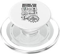 Before You Bother Me IT Support Flowchart Sysadmin Humor PopSockets PopGrip for MagSafe