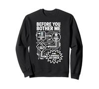 Before You Bother Me IT Support Flowchart Sysadmin Humor Sweatshirt