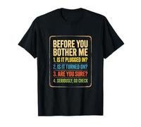 Before You Bother Me Network Administrator Rules T-Shirt