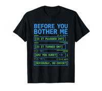 Before You Bother Me Software Developer Programming T-Shirt