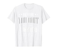 Before You Quit Remember Why You Started Motivational Quote Value Graphic T-Shirt, Men, White, S