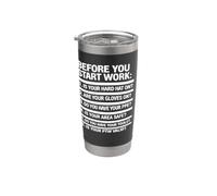 Before You Start Work Safety Checklist | Campaign Gift Idea Stainless Steel Insulated Tumbler