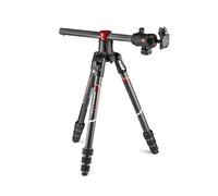 Manfrotto Befree GT XPRO Carbon Camera Tripod, 496 Centre Ball Head, Twist Lock System, 90 Degree Column, 200PL-PRO Plate, for DSLRs and CSC, Mirrorless, Macro Photography, MKBFRC4GTXP-BH