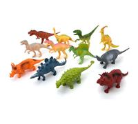 Befunsol Dinosaur Toy from 3 4 5 Years, Pack of 12 Realistic Dinosaur Figures - Spinosaurus, T Rex, Triceratops & Velociraptor, Dino Toy Figure Gift Girls Boys 3 4 5 6 7 Years