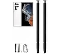 Befzygwk 2 Pcs Galaxy S22 Ultra S Pen Replacement for Samsung Galaxy S22 Ultra 5G Stylus Pen, S22 S Pen Without Bluetooth S Pen + Tips/Nibs (White)