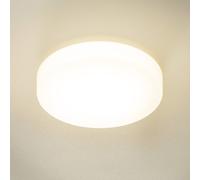 BEGA 23297 glass LED ceiling lamp DALI 3000K Ø47cm