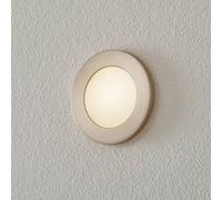 BEGA Accenta wall lamp round frame steel 160lm