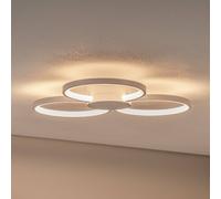 BEGA LED ceiling light 51299.1, velvety white, metal, DALI