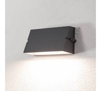 BEGA LED outdoor wall light 24372, graphite, cast aluminium, IP65