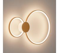 BEGA LED wall light 51298.4 , velvet brass, metal, DALI
