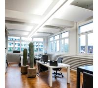 BEGA RZB Twindot K LED hanging light DALI 120x35cm 830