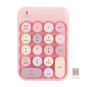Begchy 2.4G 18 Keys Number Pad, Portable Silent Financial Accounting Numeric Keyboard for Laptop, Notebook