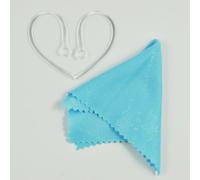 Begchy 2 Small Clear High Quality Ear Hooks for Wireless Bluetooth Headset Replacement Parts