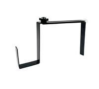 Begchy Headstone Wreath Hanger, Adjustable Length Cemetery Tombstone Wreath Holder Hook Gravestone Wreath Stand Black