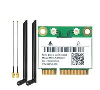 Begchy RTL8852BE WIFI6 Card+2xAntennas AX1800M WiFi Bluetooth5.2 2.4GHz/5GHz WIFI Card Adapter 802.11ax for Win10/Win11