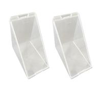 Begchy Triangular Sandwich Container, Reusable, Washable, Sandwich Box, Transparent, Pack of 2