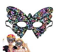 begel Masquerade Face,Bling Sequins Design Butterfly Shape Face Decor For Women - Girls, Cosplay Game, Stage Show