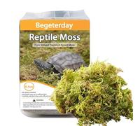 Begeterday 185g Pure Natural Reptile Moss for Humidity, Great for Snakes, Turtle and Other Reptiles, Good for Terrariums for Reptiles & Amphibians