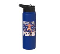 Beggin' for A Peggin' Tshirt Funny Pirate Inappropriate Stainless Steel Insulated Water Bottle