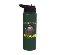 Beggin' for A Peggin' Tshirt Funny Pirate Inappropriate Stainless Steel Insulated Water Bottle