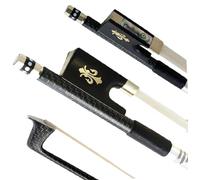 Begginner Violin Bow 1Pcs Size 1/2 1/4 1/8 3/4 4/4 Ebony Wood Horse Hair Violin Bow Accessories (Color : 4/4)