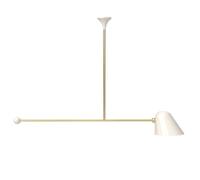 Beghina Pendant White & Brass High