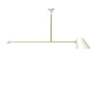 Beghina Pendant White & Brass Low