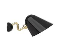 Beghina Wall Lamp Black & Brass