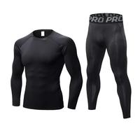 BEGIANT Mens Thermal Underwear Set Long Johns for Men Long Sleeve Skins Base Layer Compression Top and Bottoms Winter Warm Compression Suit for Workout Skiing Running