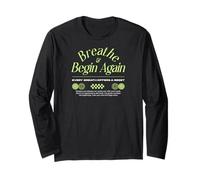 Begin Again - Urban Typography Streetwear Long Sleeve T-Shirt