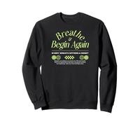 Begin Again - Urban Typography Streetwear Sweatshirt