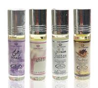 Begin Bargaining Bundle Gift Set - Includes 4 x 6ml Premium Al-Rehab Perfume Oils (Selected by Begin Bargaining) | Arabic Unisex Attar Oils | Luxury Gift Set UK