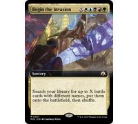 Begin the Invasion (Extended Art foil) | March of the Machine Commander