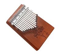 Beginner 15 Key Kalimba Solid Mahogany Thumb Piano Finger Percussion Instrument Kalimba Thumb Piano (Color : 02)