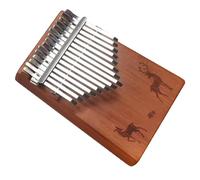 Beginner 15 Key Kalimba Solid Mahogany Thumb Piano Finger Percussion Instrument Thumb Piano (Color : 01)
