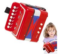 Beginner Accordion - Small Piano Toy, Portable Music Device | Durable Shell Feature, Easy Finger Control Key System Product, Creative Entertainment Instrument For Preschool Students Adults And