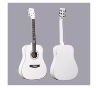 Beginner Acoustic Classical Guitar, Spruce-Top Easy To Play Acoustic Travel Guitar For Kid Boy Girl Student Youth Guitarra With Gig Bag, Strap, Tuner(White)