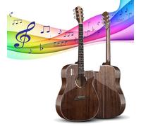 Beginner Acoustic Guitar Kit with Gig Bag and Accessories for Easy Learning and Practice