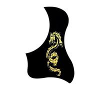 Beginner Acoustic Guitar Pickguards 10 Pcs Professional Folk Acoustic Guitar Pickguard Guitar Pick Guard Sticker Acoustic Guitar Parts(F)